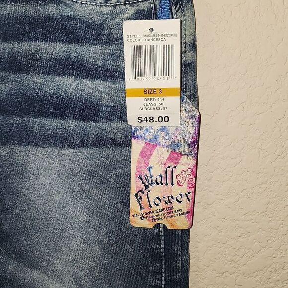 Wall Flower stonewash slim pullon Jeans - Picture 8 of 9